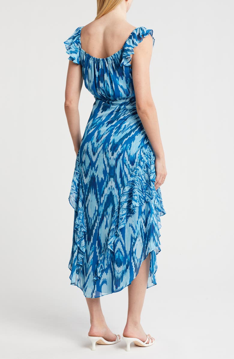 Ramy Brook Anika Ruffle Chiffon Maxi Dress, Alternate, color,