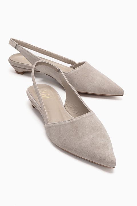 Berlina Leather Slingback Pump