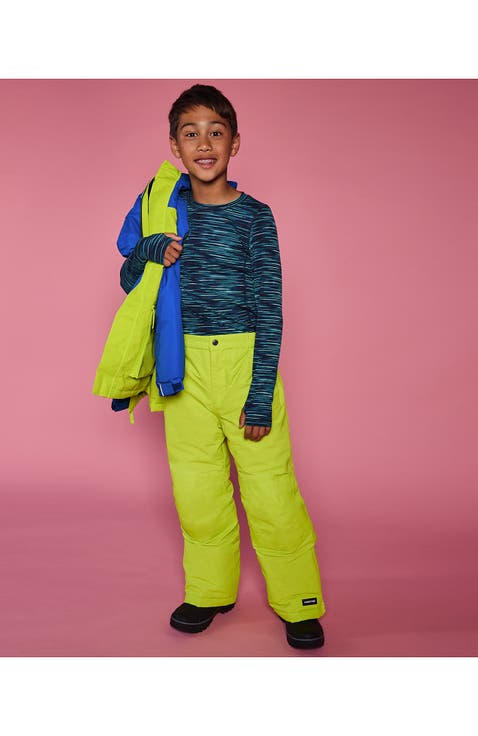 Kids Squall Waterproof Iron Knee Winter Snow Pants