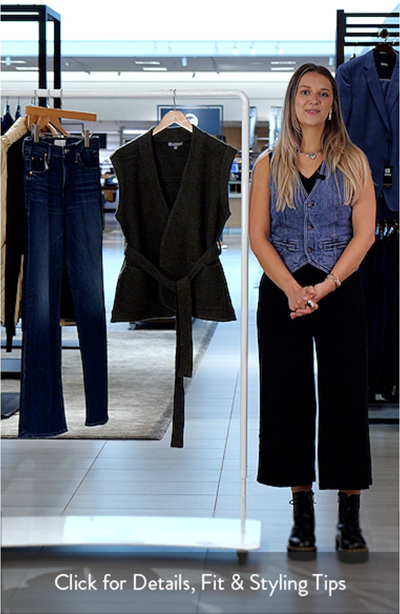 Tie Waist Sweater Vest, sales video thumbnail