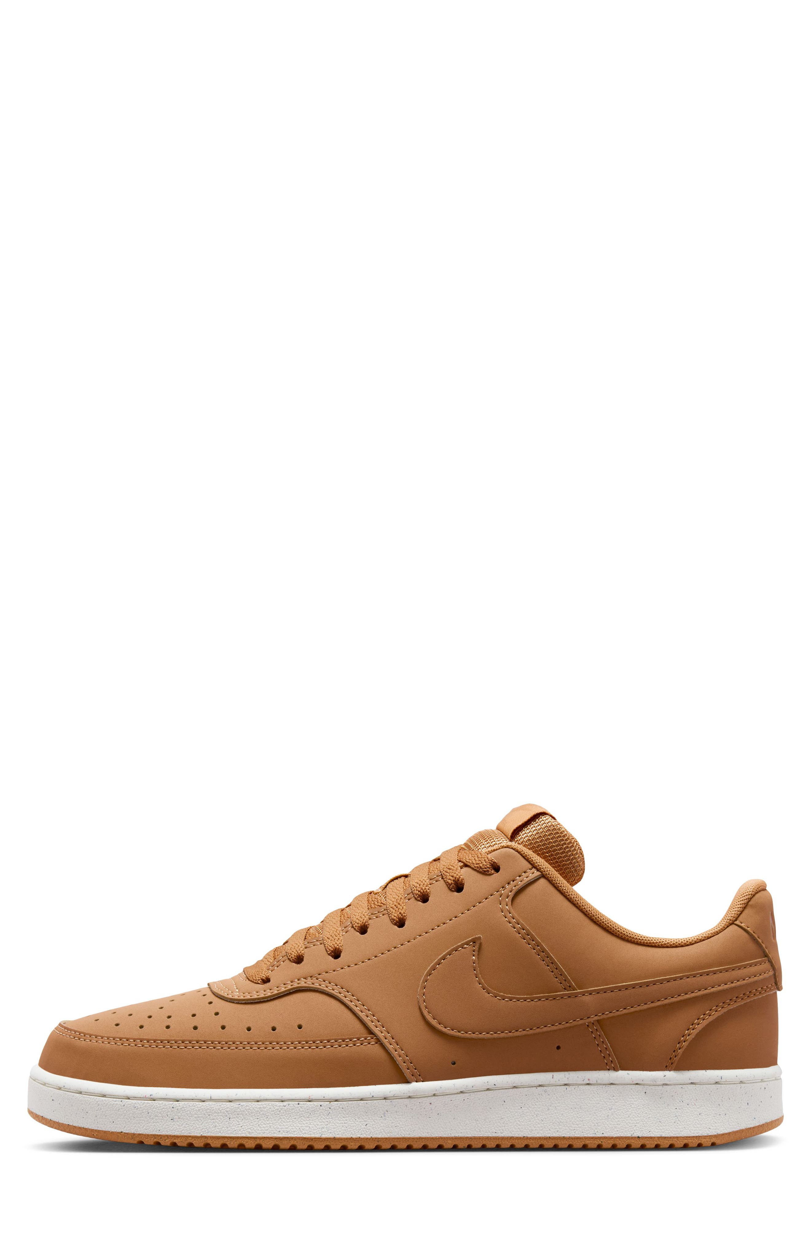 Nike Court Vision Low Sneaker, Alternate, color, Flax/ Flax/ Sail