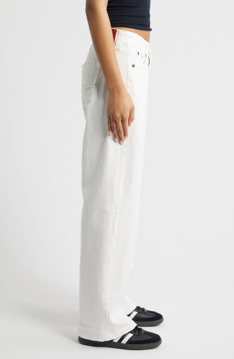 BDG Urban Outfitters Kayla Aruba Wide Leg Jeans, Alternate, color, White