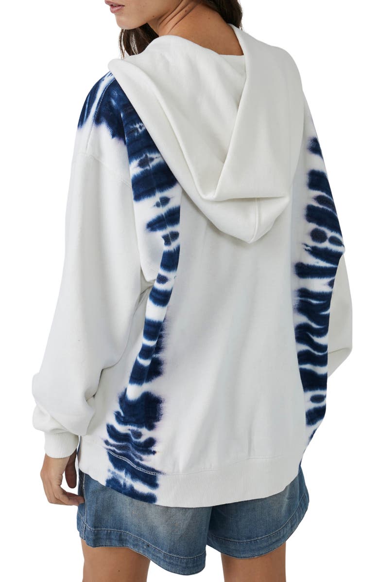 Free People It's a Vibe Tie Dye Hoodie, Alternate, color,