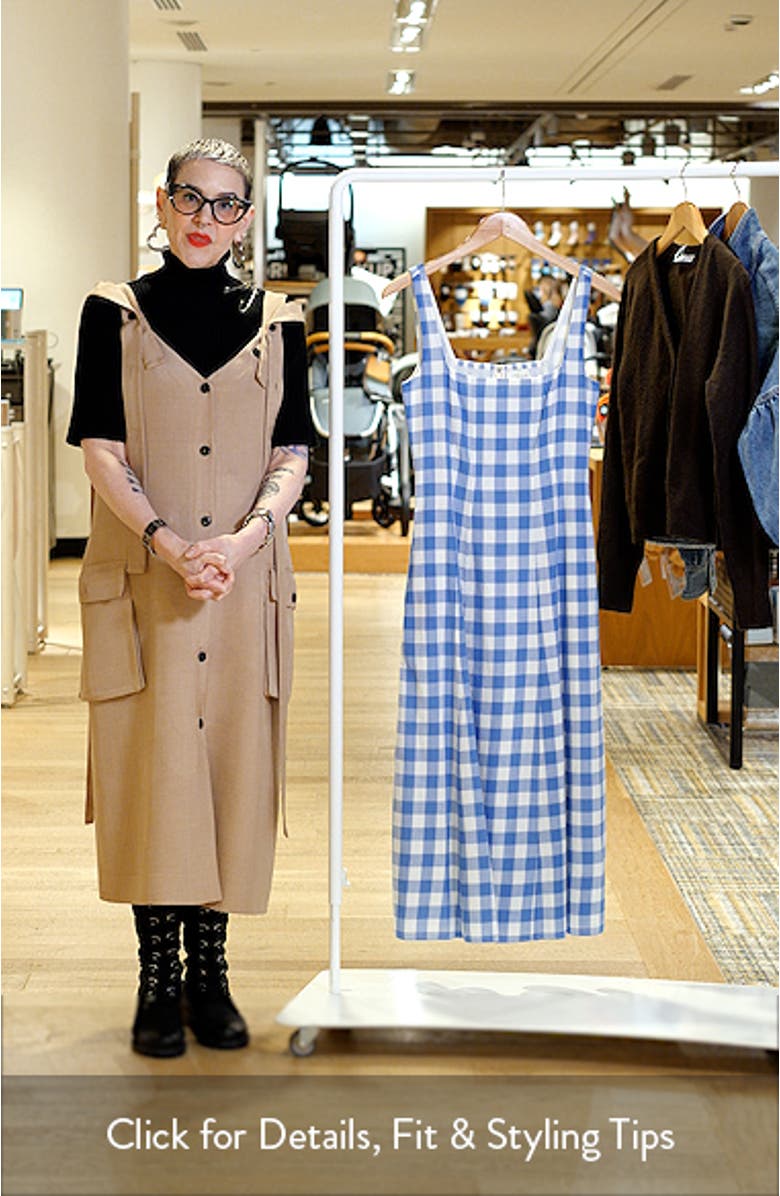 Ardena Organic Cotton Ginghanm Dress, sales video thumbnail