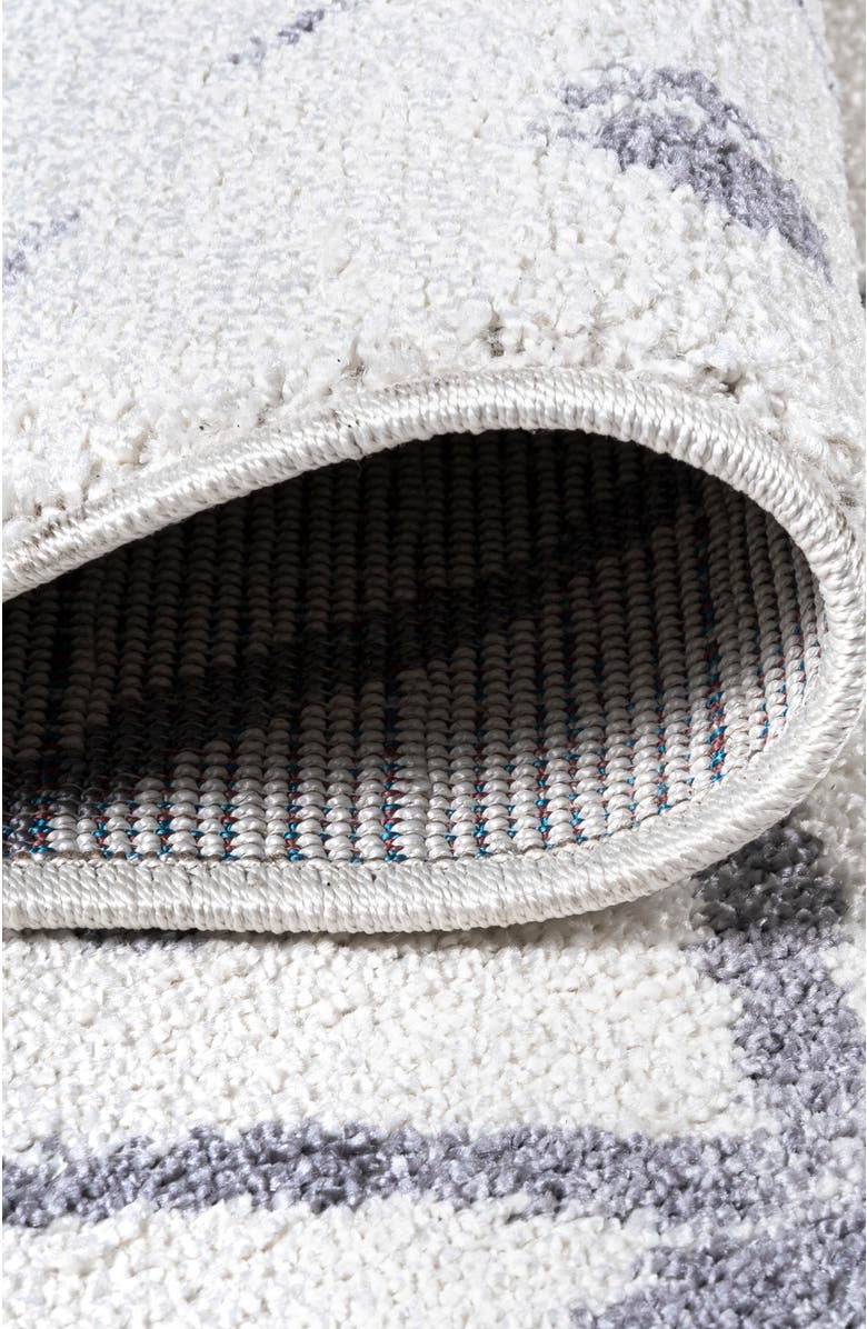 JONATHAN Y Juba Moroccan Geometric Diamond Area Rug, Alternate, color, Ivory/Gray