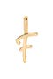  Gold Vermeil Initial F