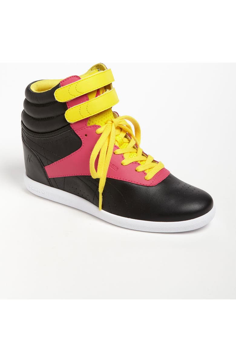 Reebok 'Freestyle Hi Wedge A. Keys' Sneaker, Main, color,