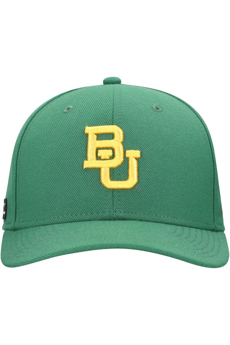 Men's Nike Green Baylor Bears 2024 Sideline Rise Swoosh Flex Hat, Alternate, color, Green