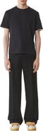 Lanvin Cotton T-Shirt With Silk Detail