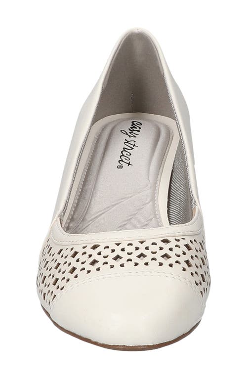 EASY STREET EASY STREET NEVA CAP TOE PUMP 