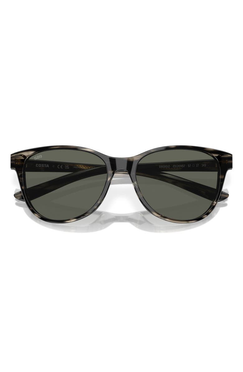 Costa Del Mar Catherine 57mm Polarized Phantos Sunglasses, Alternate, color, Grey Flash