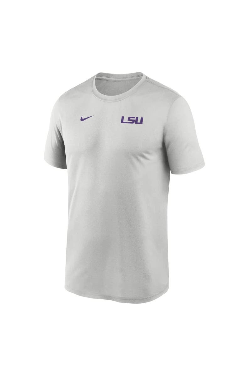 Nike Men's Nike Gray LSU Tigers 2025 Sideline Small Logo Legend Performance T-Shirt, Alternate, color, 