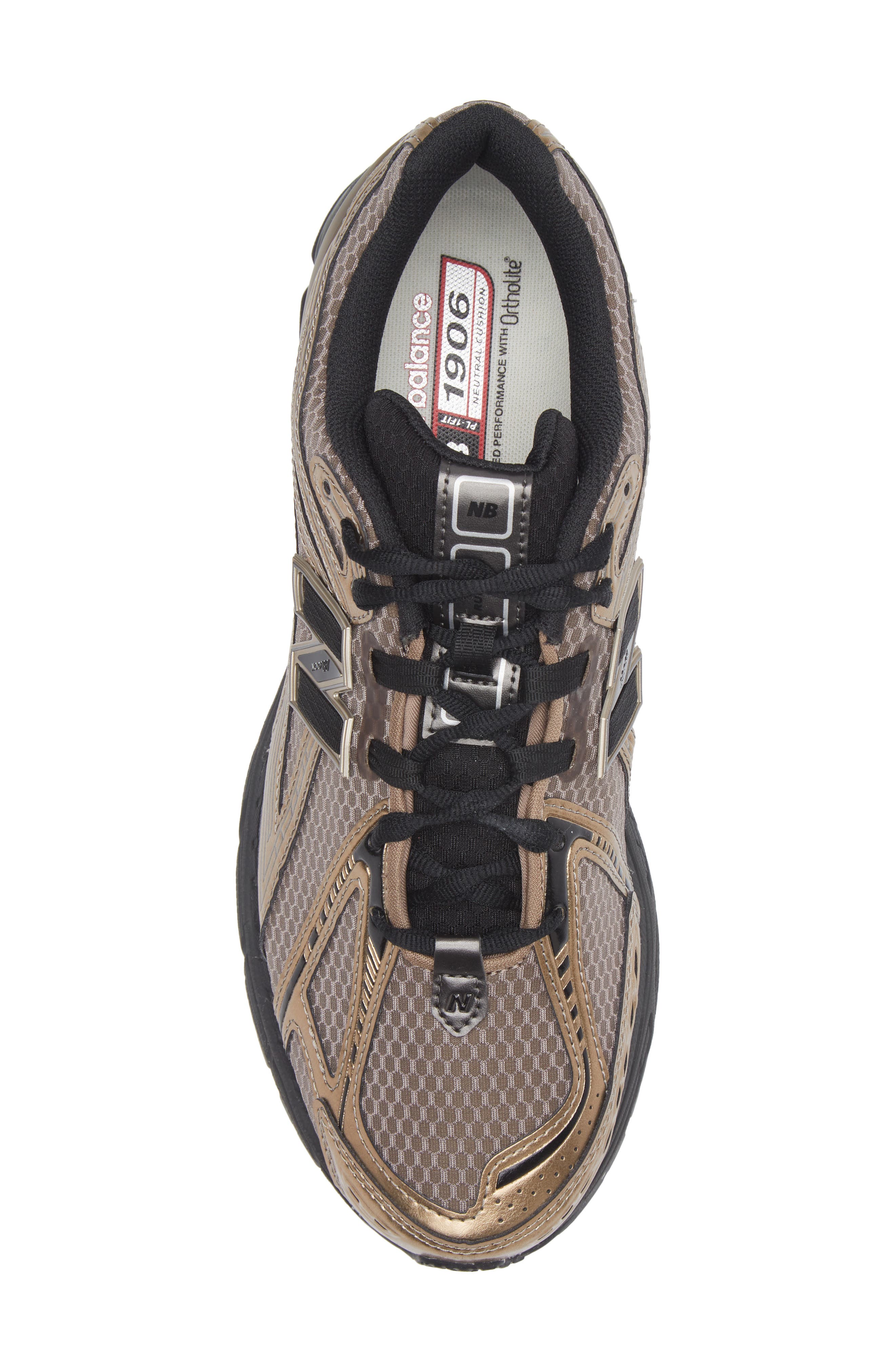 Gender Inclusive 1906R Running Shoe, Alternate, color, MUSHROOM/ BLACK