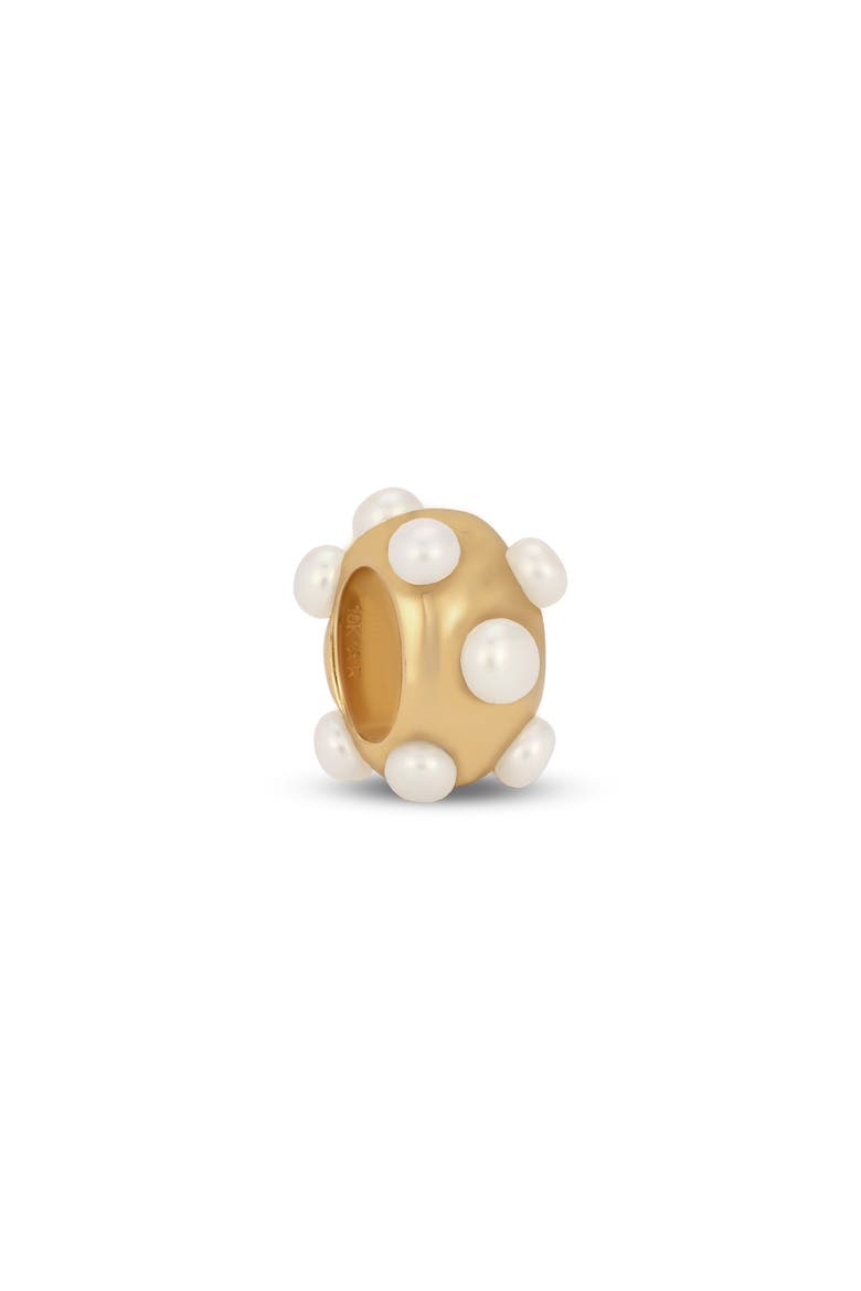Coco Freshwater Pearl Big Bead Enhancer, Main, color, 10K YELLOW GOLD/ PEARL
