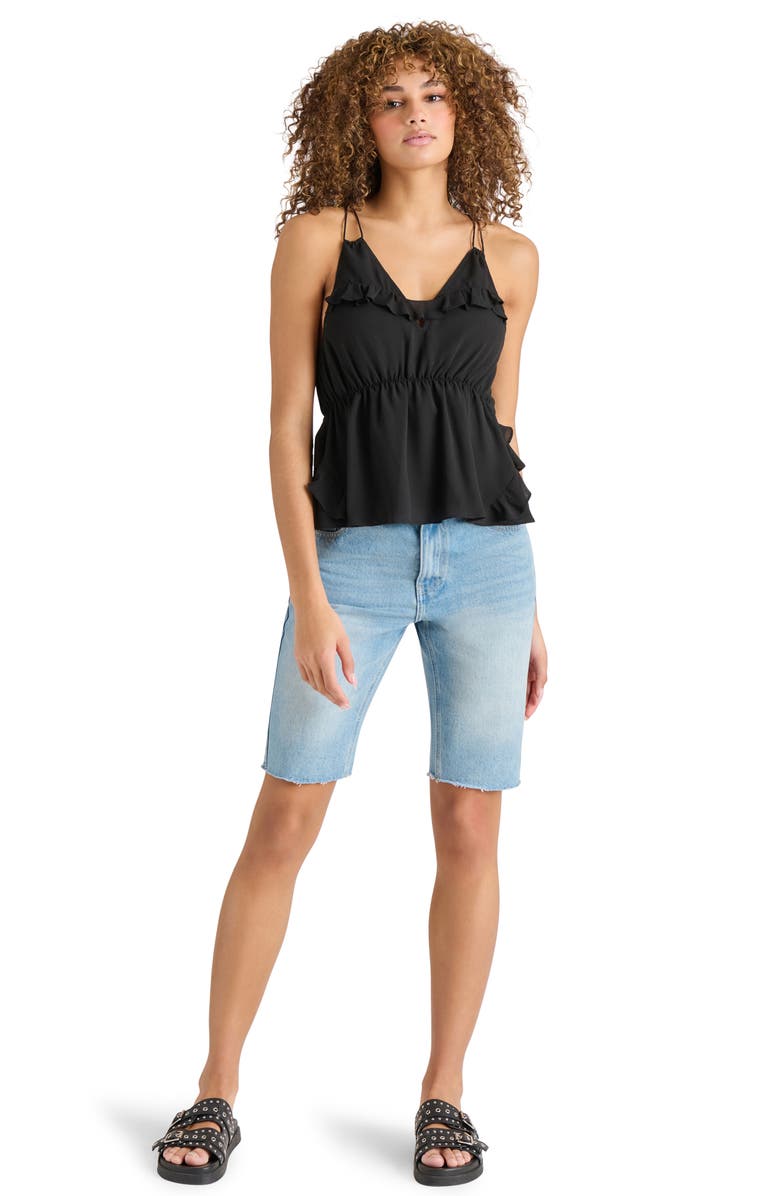 Steve Madden Mina Ruffle Peplum Camisole, Alternate, color, 