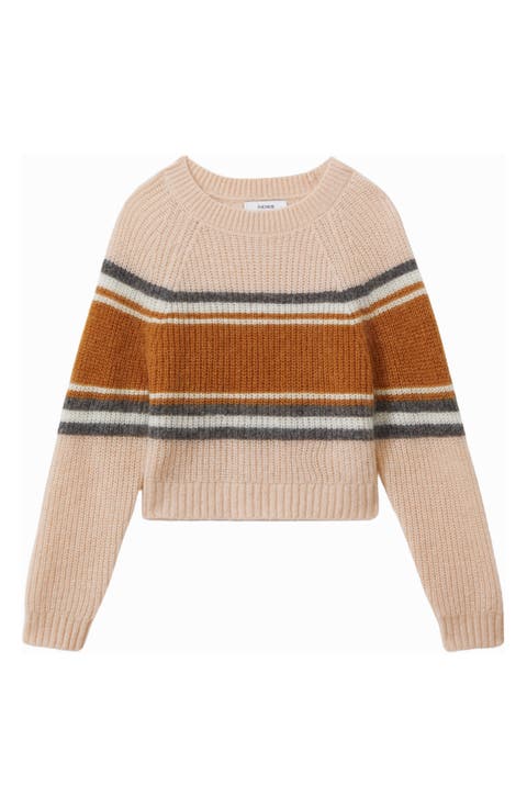 Kids' Miri Sr. Stripe Crewneck Sweater (Big Kid)