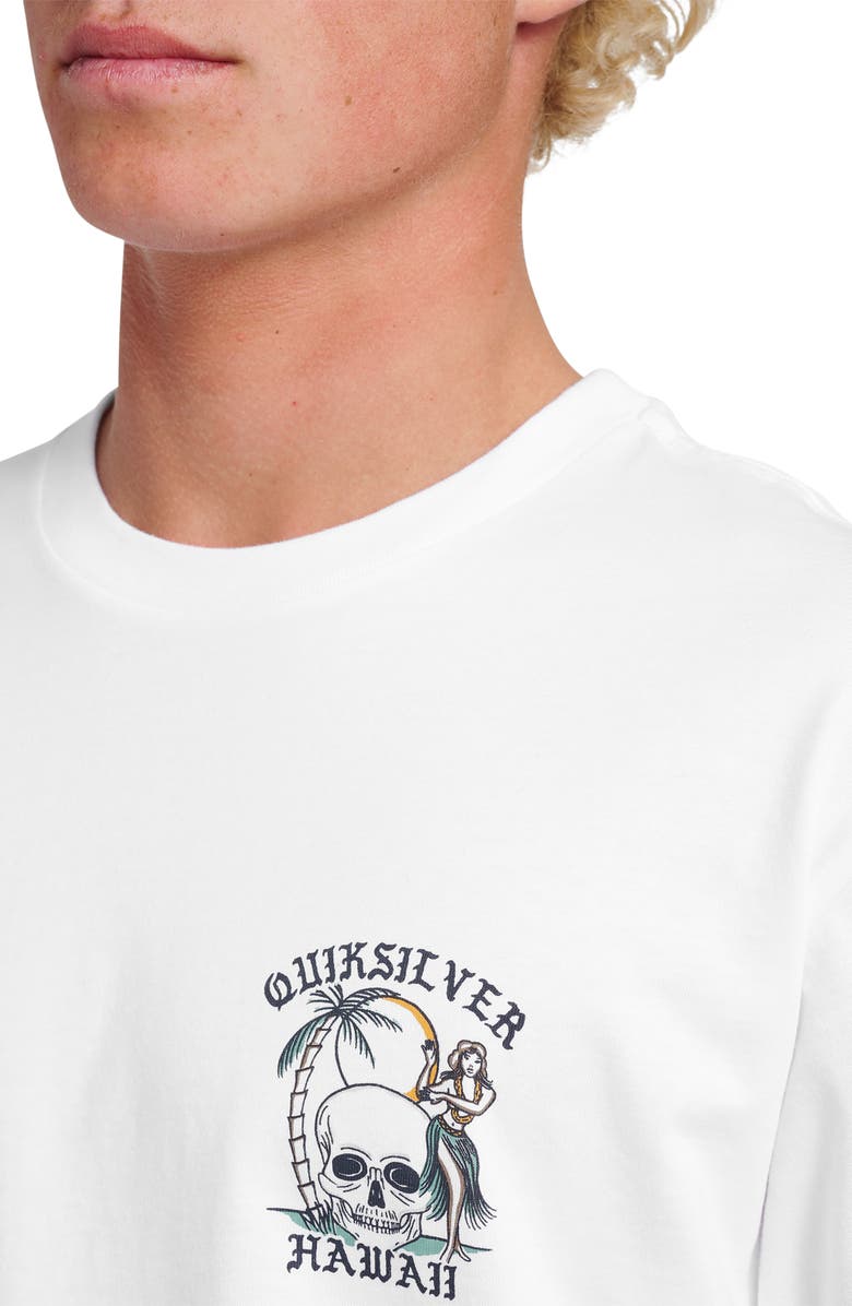 Quiksilver Hawaii Hula Dance Graphic T-Shirt, Alternate, color,