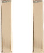 KARAT RUSH Bar Tube Earrings