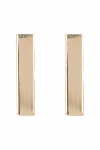 KARAT RUSH Bar Tube Earrings