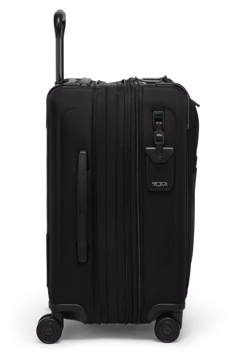 Alpha Dual Access Expandable Carry-On, Alternate, color, BLACK