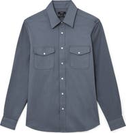 Reiss McRae Snap-Up Overshirt