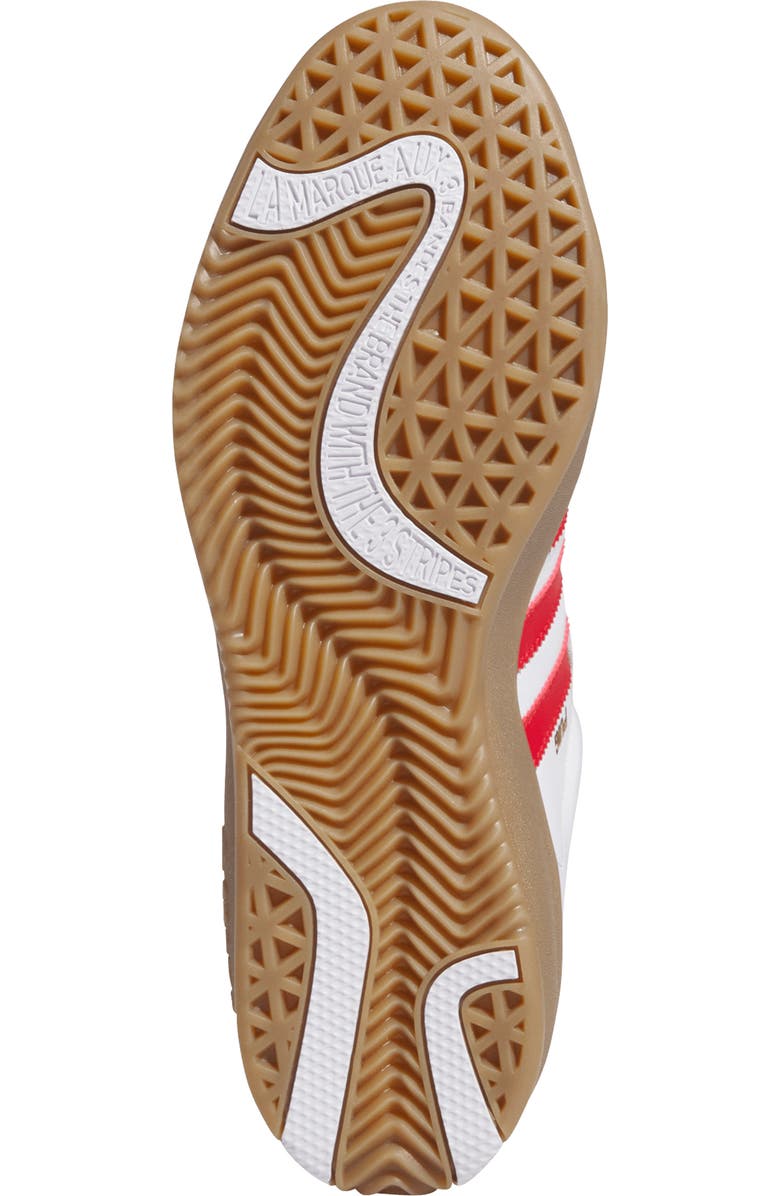 adidas Puig Samba Skateboard Sneaker, Alternate, color, White/Red/ Gum