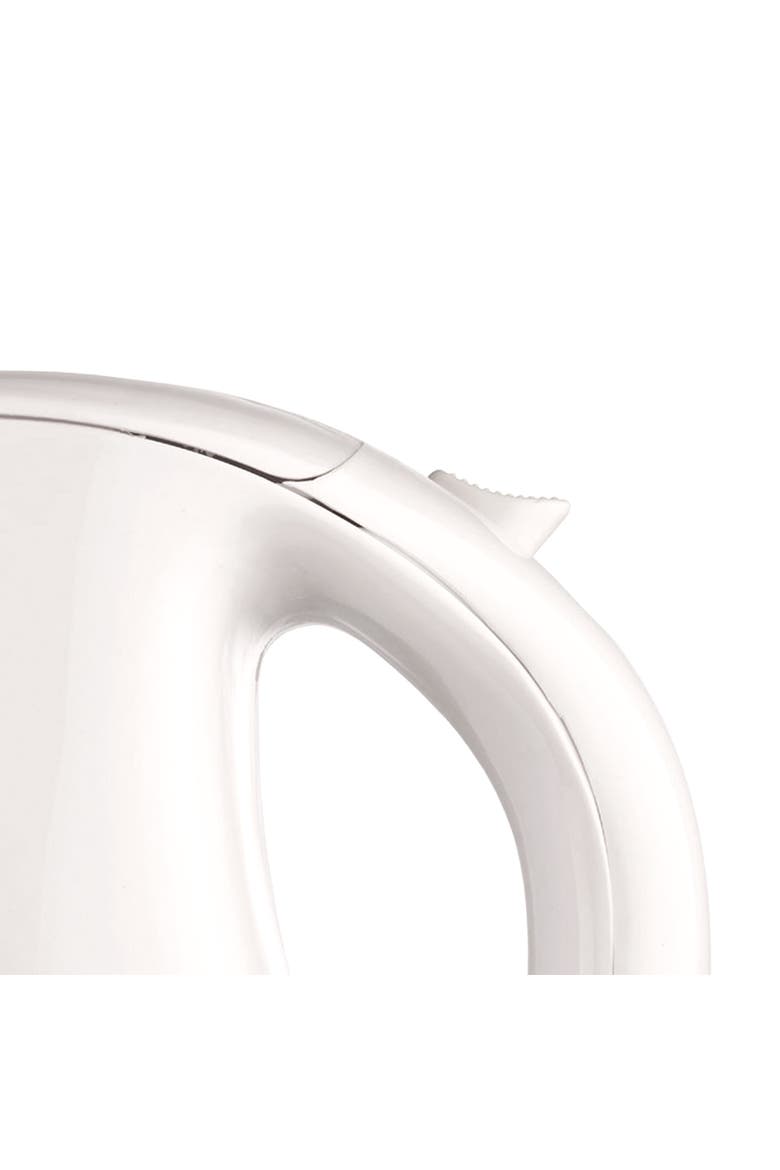 1.0 Liter Cordless Plastic Tea Kettle, Alternate, color, White