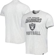 '47 Men's '47 Heathered Gray Las Vegas Raiders Dozer Franklin Lightweight T-Shirt