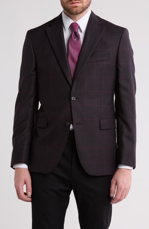 Plaid Espirit Wool Sport Coat