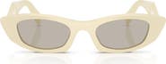 Prada 50mm Oval Sunglasses