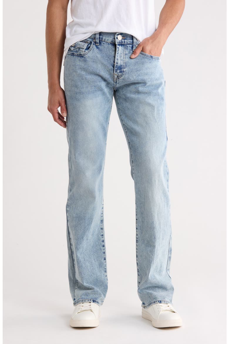 Billy Snap Flap Pocket Bootcut Jeans, Main, color, LIGHT RIVIERA