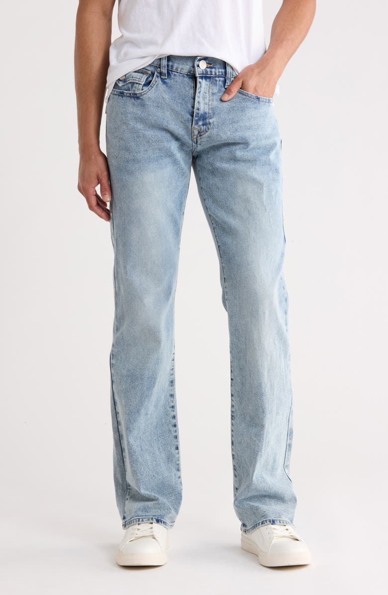 True Religion Billy Snap Flap Pocket Bootcut Jeans, Main, color, Light Riviera