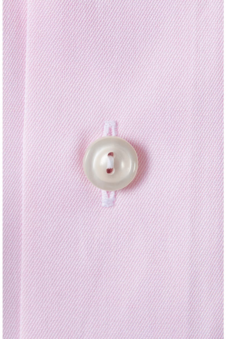 Contemporary Fit Twill Dress Shirt, Alternate, color, PINK