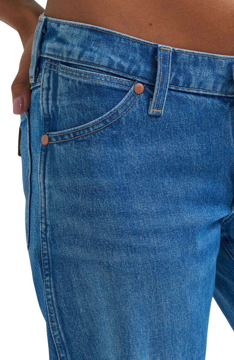 Wrangler Cowboy Low Rise Straight Leg Jeans, Alternate, color, Lasso Lagoon