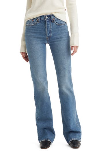 Levi's Wedgie Bootcut Jeans In Fair Point Psk