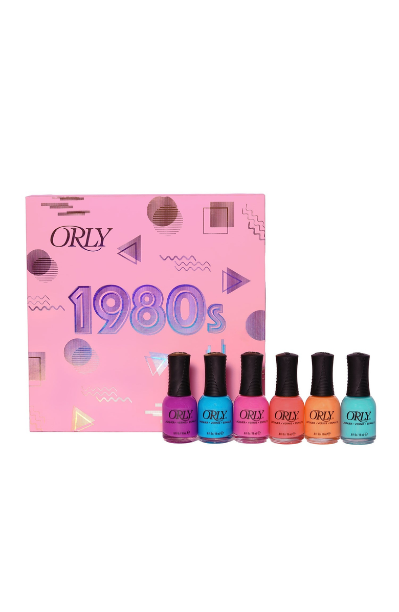 ORLY 1980s Limited Edition 6-Piece Nail Lacquer Set, Main, color, NO COLOR