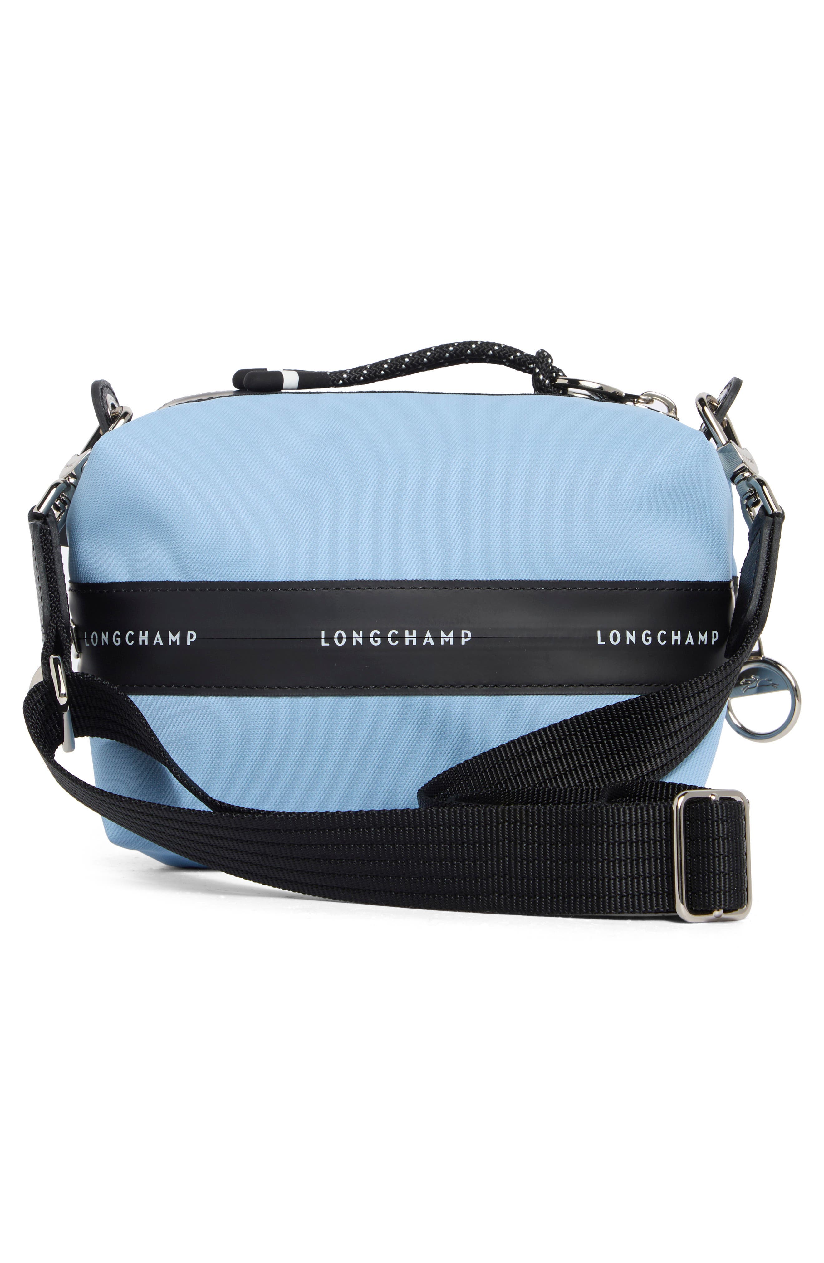 Extra Small Le Pliage Energy Canvas Crossbody Bag, Alternate, color, SKY BLUE