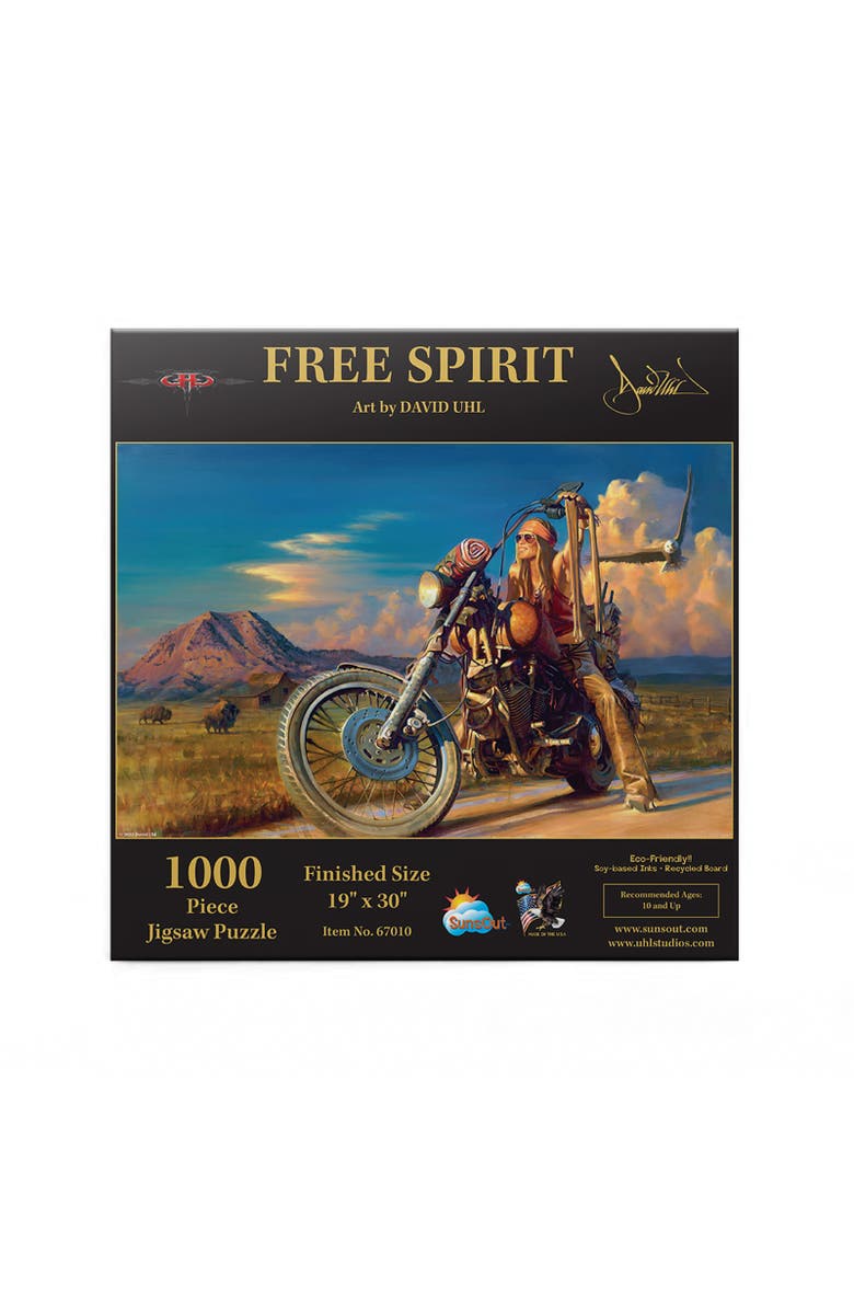 Sunsout Free Spirit 1000 piece Jigsaw Puzzle for Adults, Alternate, color, Multicolor