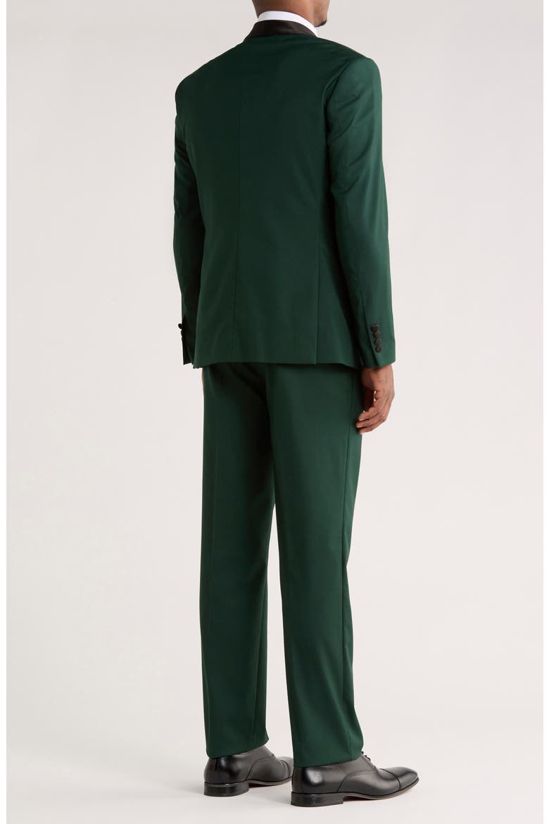 Green Shawl Collar 3-Piece Tuxedo, Alternate, color, GREEN