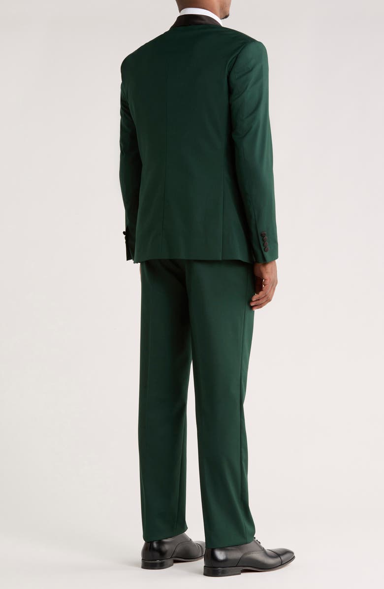 ZEGARIE Green Shawl Collar 3-Piece Tuxedo, Alternate, color, Green