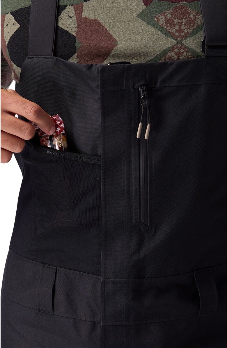 Backcountry Cottonwoods Gore-Tex Shell Bib Pant - Men's, Alternate, color, Black