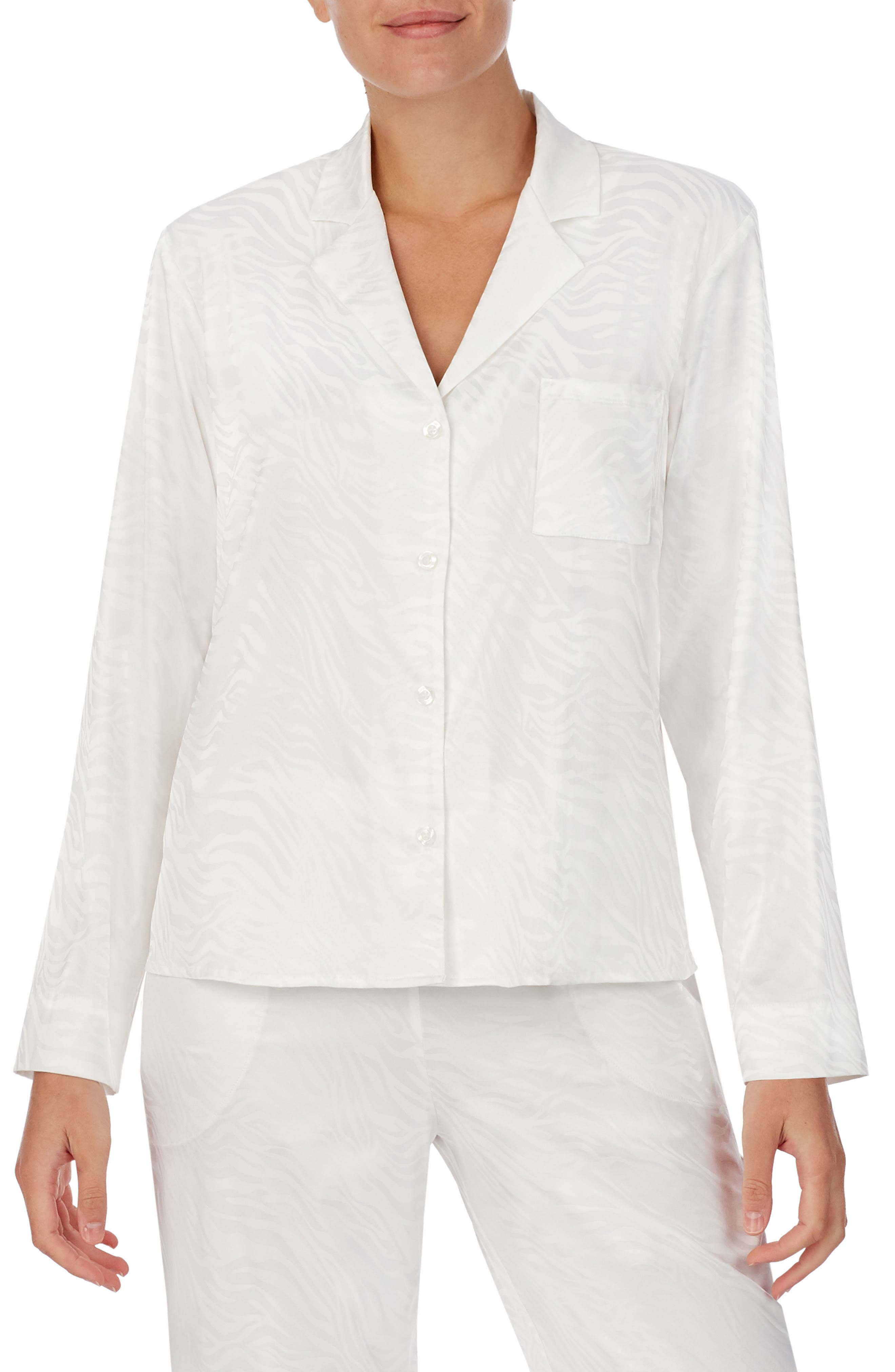 Shady Lady Notch Collar Pajama Top