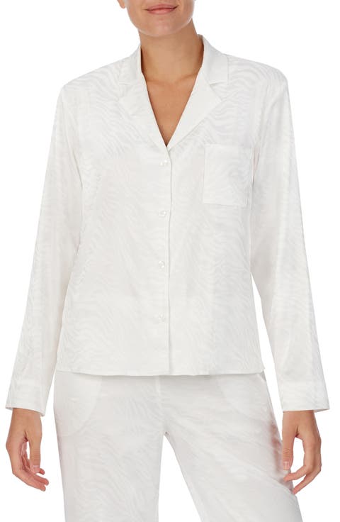 Notch Collar Pajama Top