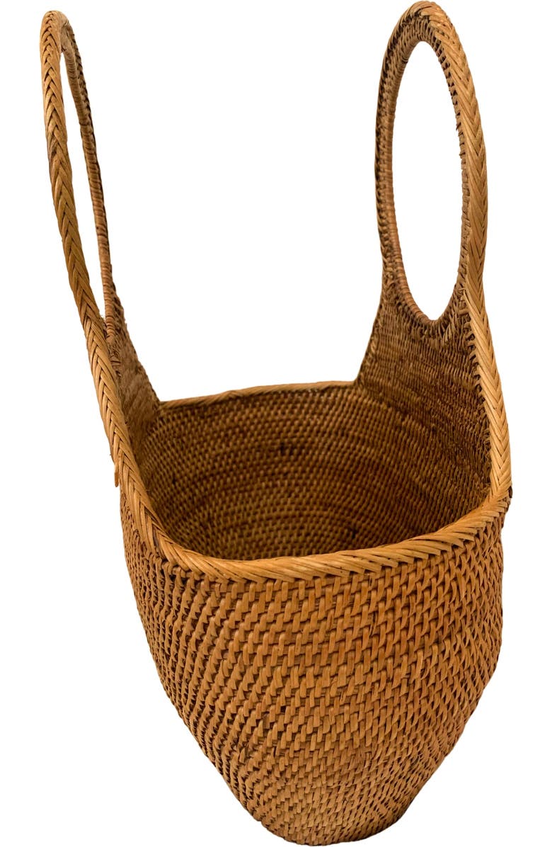 PINK HALEY Lora Rattan Beach Tote, Alternate, color,