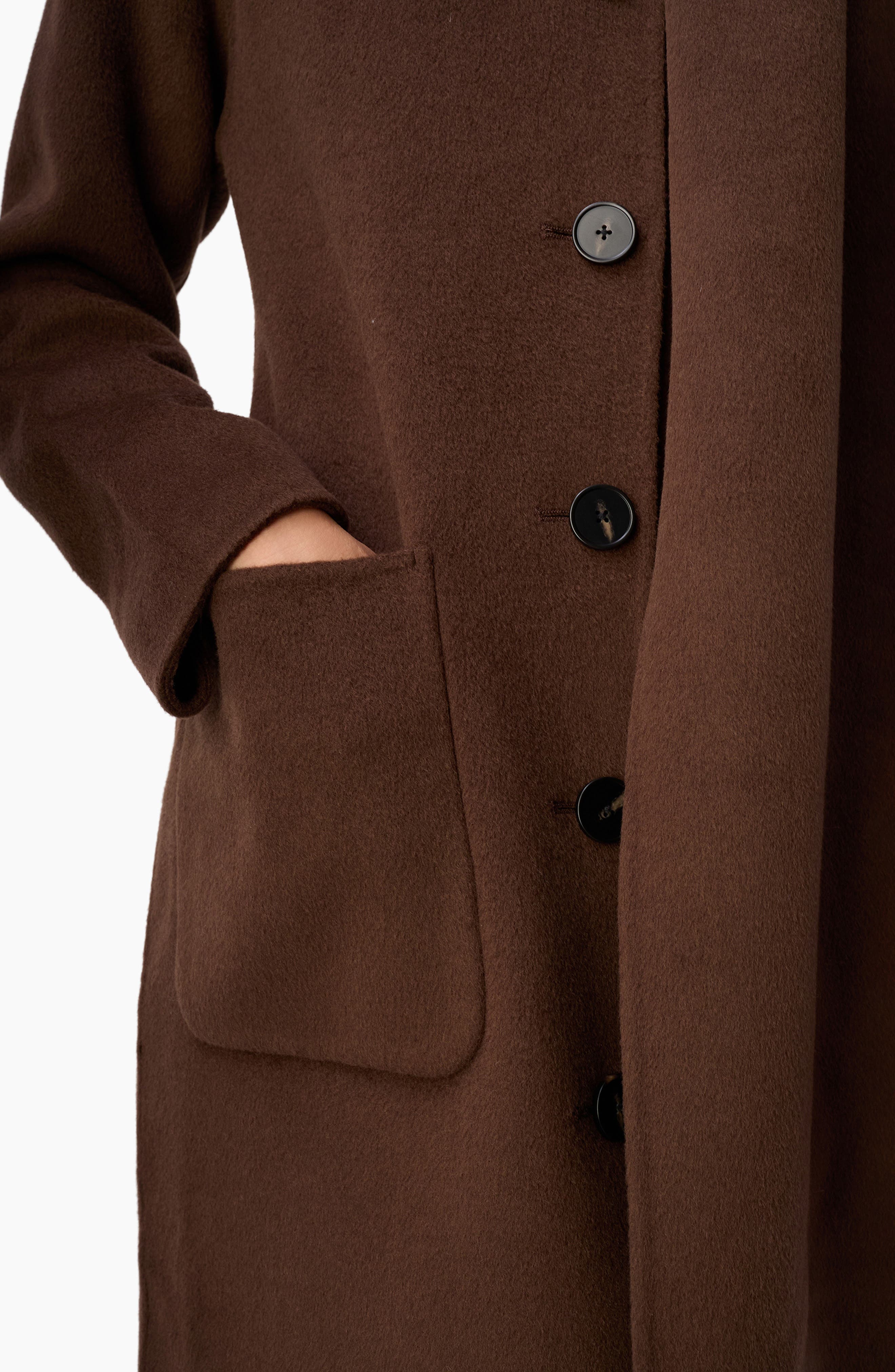 Winfred Wool & Cashmere Scarf Coat - image 2