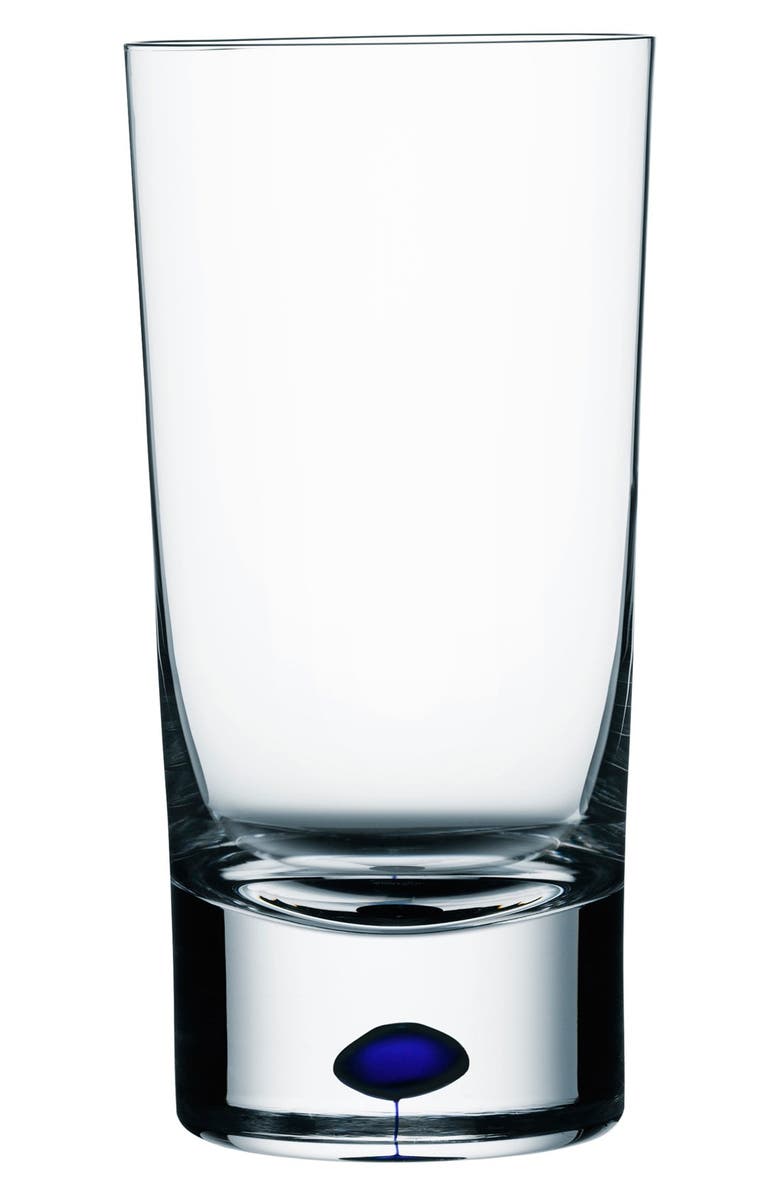 Orrefors Intermezzo Crystal Tumbler, Alternate, color, Clear/ Blue