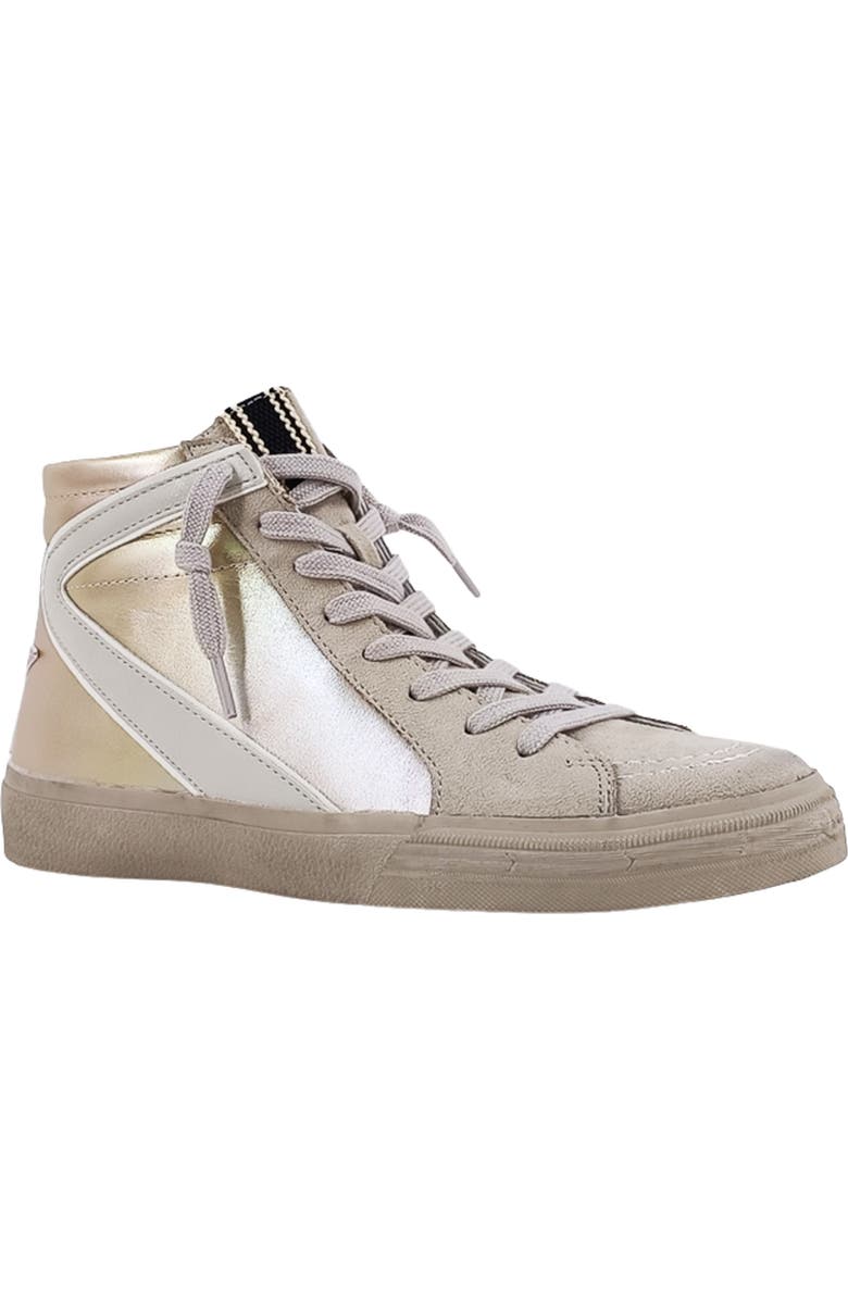 SHUSHOP Rooney High-Top Sneaker, Main, color, Gold