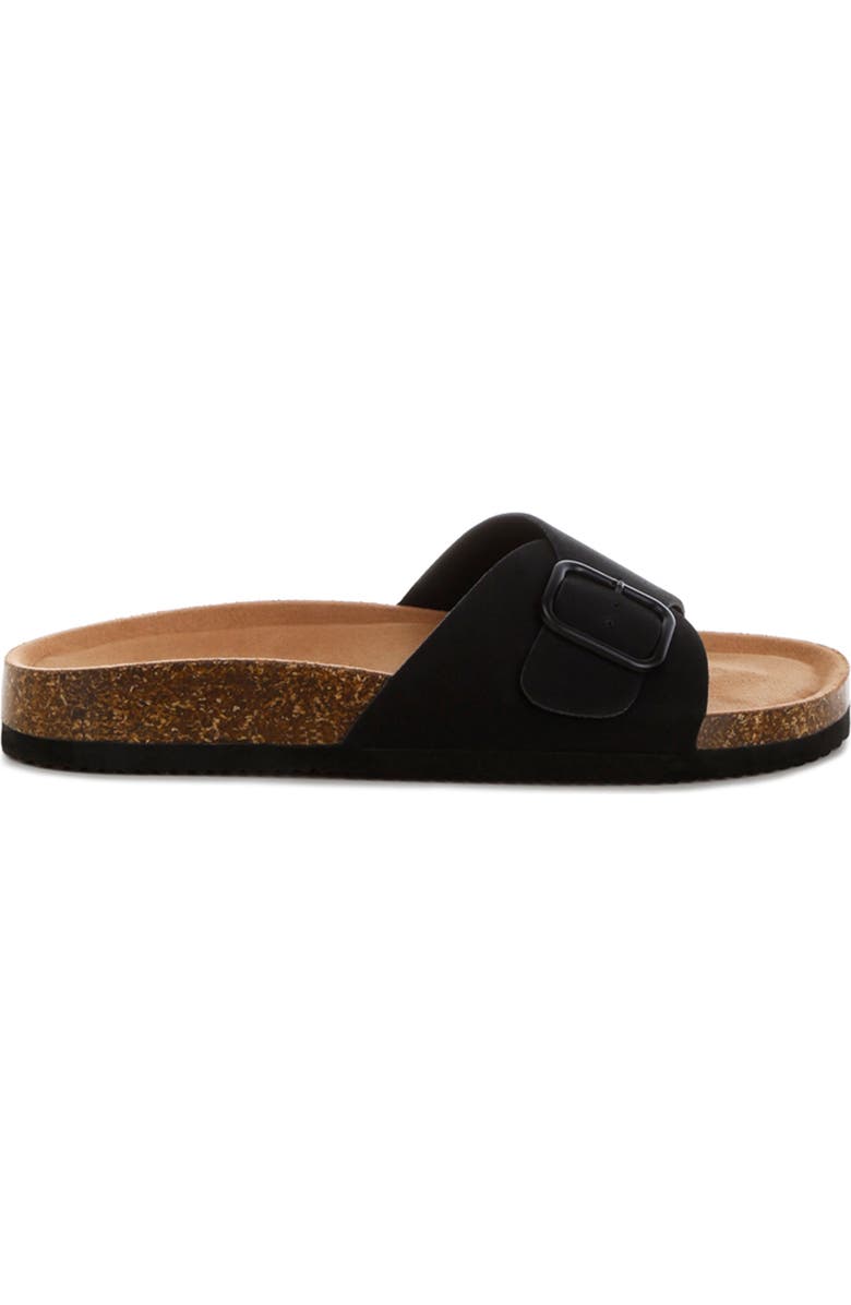 LONDON RAG Aranda Buckle Slide Sandal, Alternate, color, Black