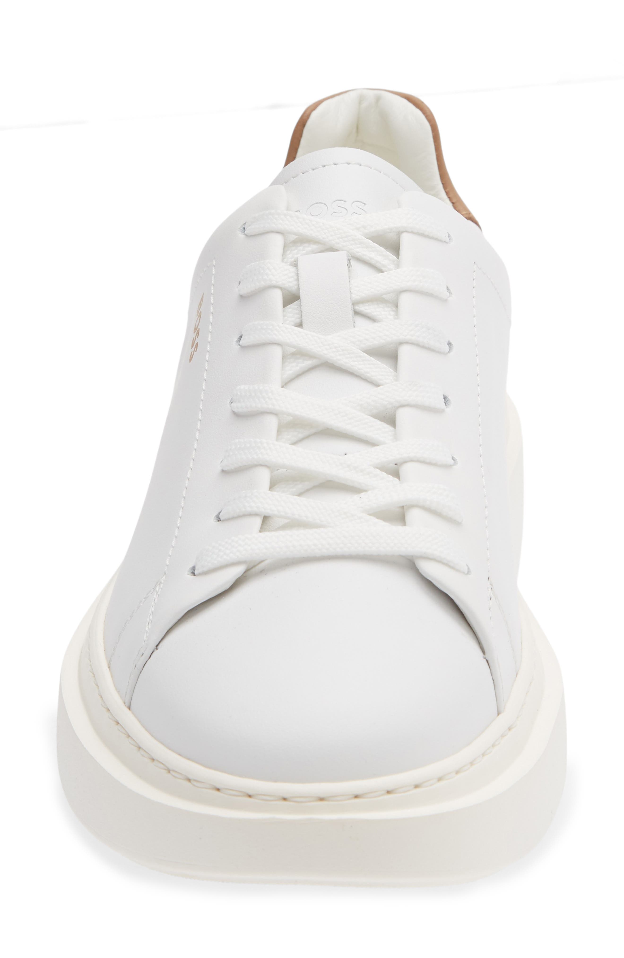 BOSS Amber Sneaker, Alternate, color, Open White