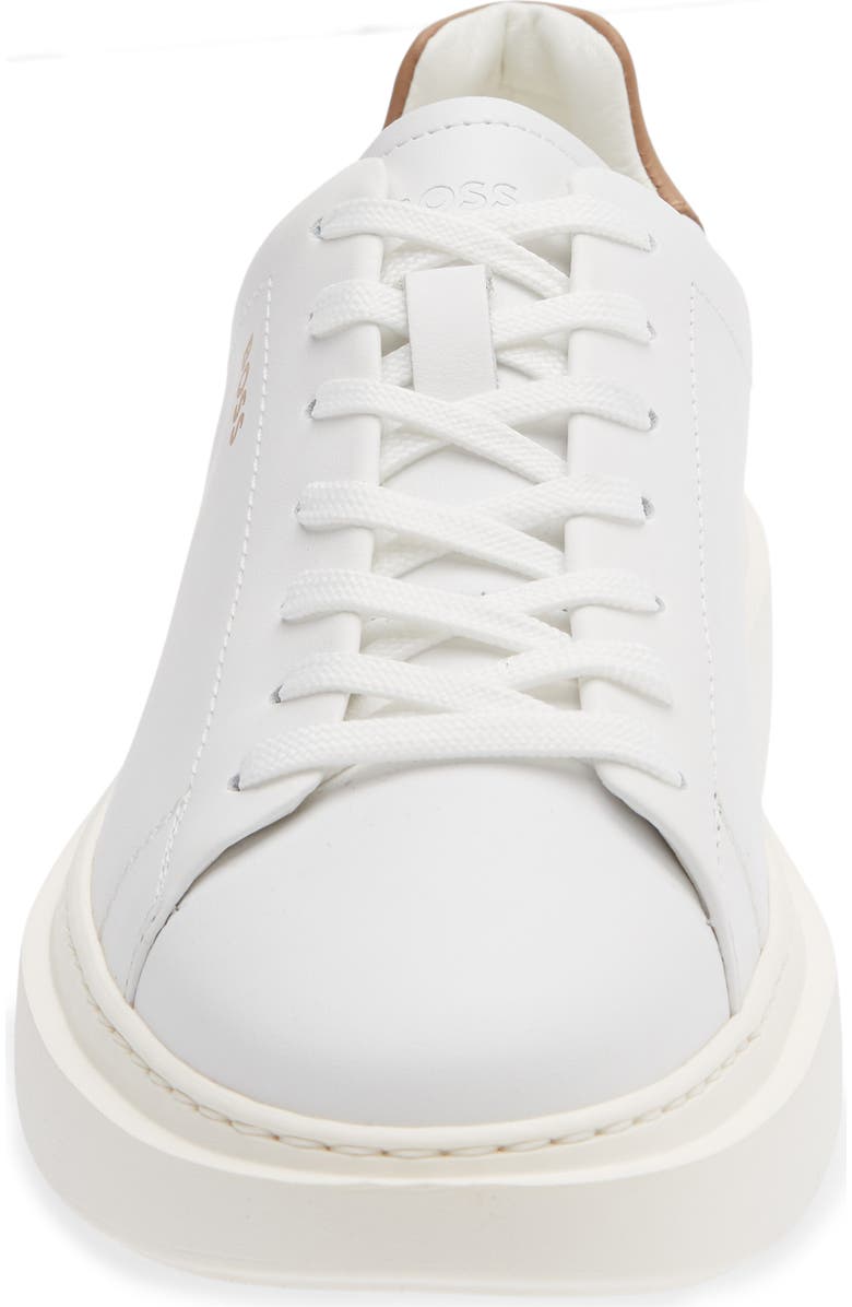 BOSS Amber Sneaker, Alternate, color, Open White
